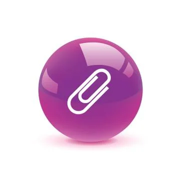 Clip icon web Stock Illustration