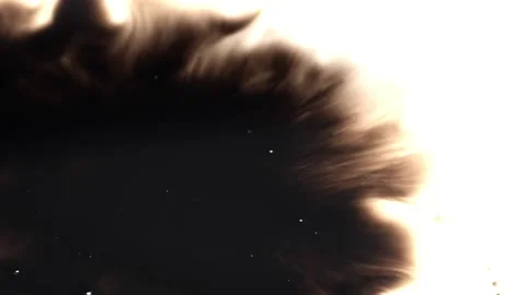 Clip of ink blot spreading over white paper Stock-Footage 147703663