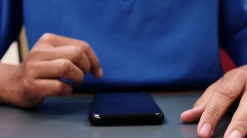 Clip of a man using smartphone Stock Footage 157816187