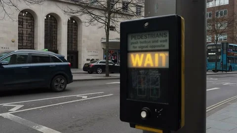 A clip of the pedestrian light. Видео 236007841