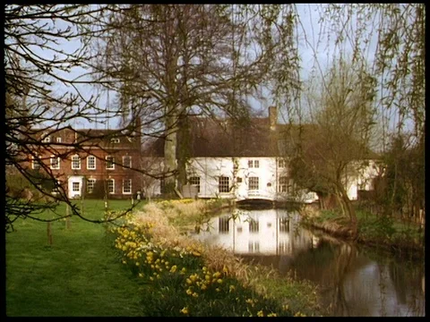 Clip showing a main restorating studio, UK 1992 Stock Footage 136686990