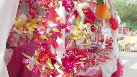 Clip0191 windmill toys Stock Footage 268950352