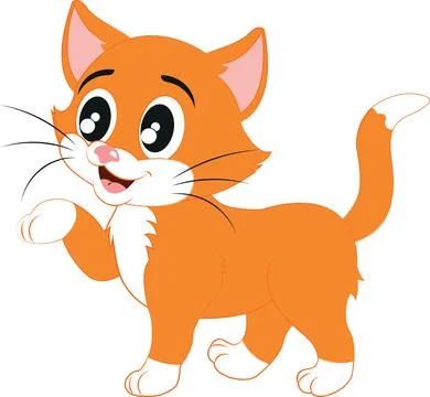 Clipart Vector Kitten Stock Illustration