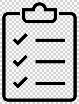 Clipboard and task list icon Illustrazione stock