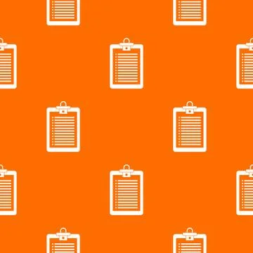 Clipboard with check list pattern seamless イラスト素材