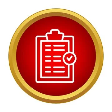 Clipboard checklist with approved check mark icon イラスト素材