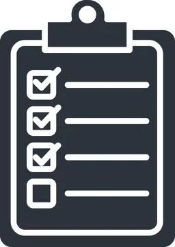 Clipboard checklist Stock Illustration