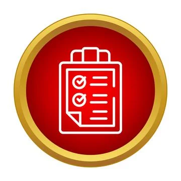 Clipboard checklist with two complete check marks icon Illustrazione stock