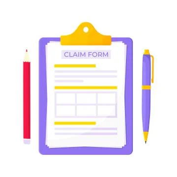 Clipboard with complete checklist flat style design icon sign vector Illustrazione stock