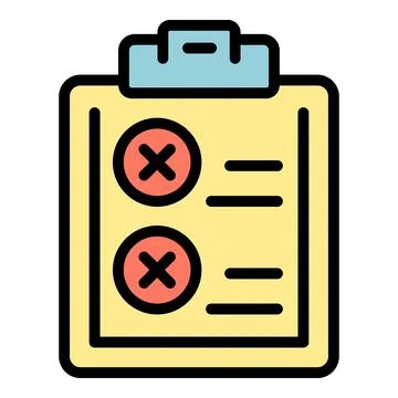 Clipboard control icon vector flat 스톡 일러스트