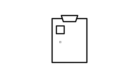 A clipboard displaying a check mark, symbolizing completed tasks or approval. Stock Footage 334037471