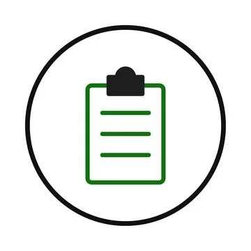 Clipboard icon design presenting a check list for planning tasks or schedul.. イラスト素材