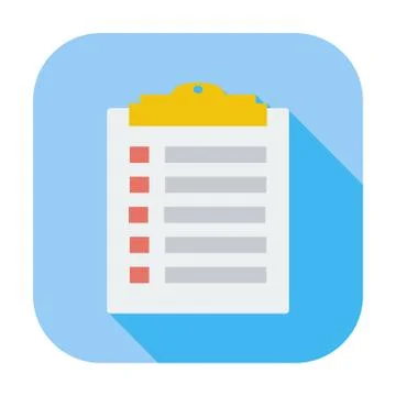 Clipboard icon. Stock Illustration