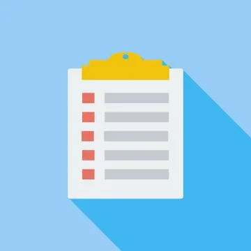 Clipboard icon Stock Illustration