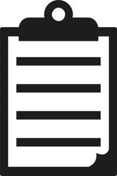 Clipboard icon Stock Illustration