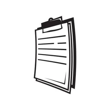 Clipboard icon Stock Illustration