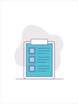 Clipboard icon Stock Illustration