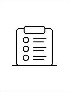 Clipboard icon Stock Illustration