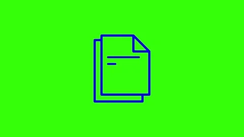 Clipboard icon isolated, document icon board , checklist symbol, document l.. Stock Footage 304189995
