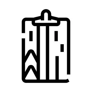 Clipboard icon showing document, report, and checklist data 스톡 일러스트