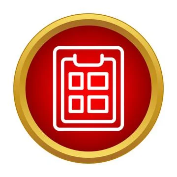 Clipboard icon showing structured data entry fields イラスト素材
