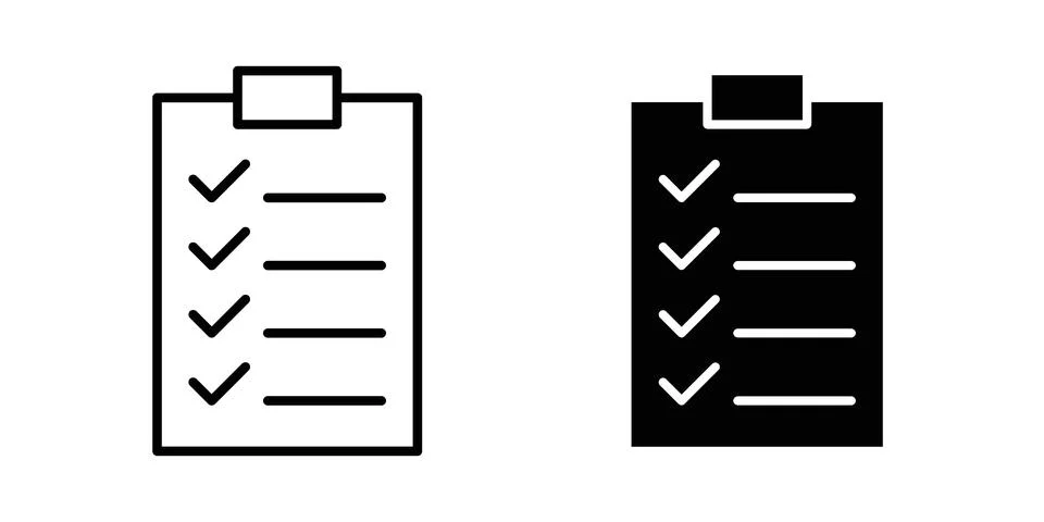 Clipboard icon vector design. EPS10 Stock Illustration