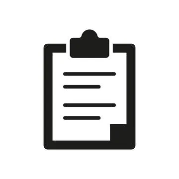 Clipboard icon vector design templates simple and modern Stock Illustration