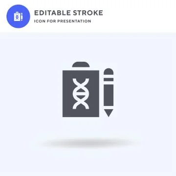 Clipboard icon vector, filled flat sign, solid pictogram isolated on white, logo Illustrazione stock