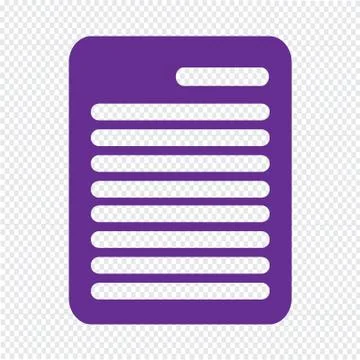 Clipboard  icon vector illustration Stock Illustration