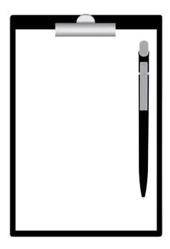 Clipboard Stock Illustration
