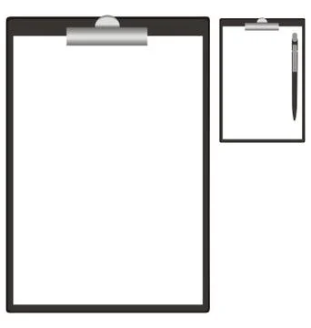 Clipboard Stock Illustration