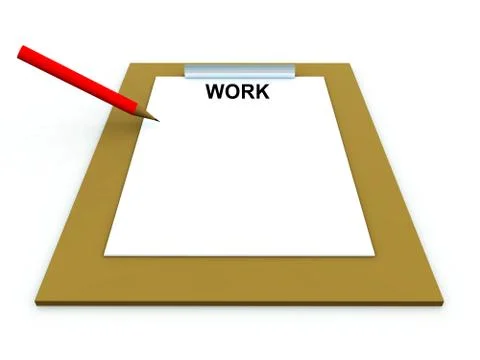 Clipboard Stock Illustration