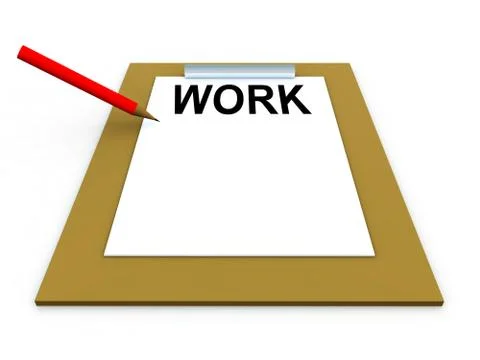 Clipboard Stock Illustration