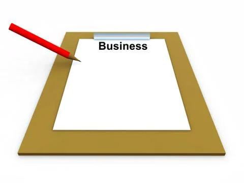 Clipboard Stock Illustration