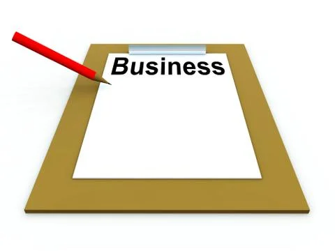 Clipboard Stock Illustration