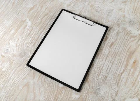 Clipboard with letterhead Foto stock
