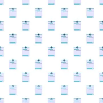 Clipboard medical chart seamless pattern background イラスト素材