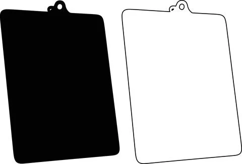 Clipboard pair vector Ilustração Stock