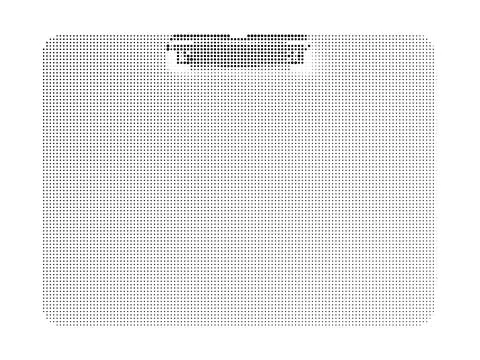 Clipboard with paper halftone pattern vector illustration for business or m.. Stock Illustration