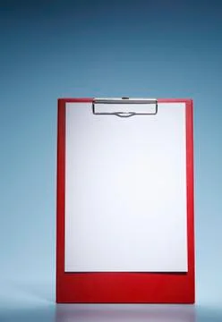 Clipboard with paper Stock Photos