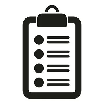 Clipboard review icon simple vector. Customer feedback Stock Illustration