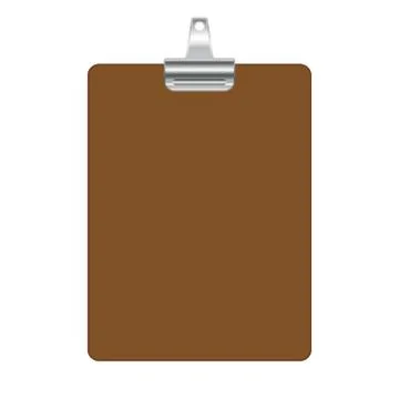 Clipboard template isolated Stock Illustration