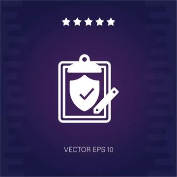 Clipboard vector icon Stock Illustration
