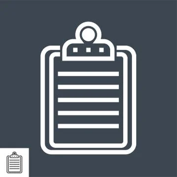Clipboard Vector Icon Stock Illustration