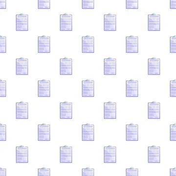 Clipboards with documents creating seamless medical pattern background Stock Illustration