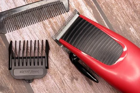 Clipper and barber shop elements Stock Photos