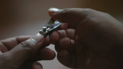 Clipping fingernail Stock-Footage 11234787