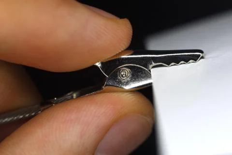 Clipping paper note Stock Photos