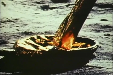 Clips from a documentary about Apollo 11 spaceflight. Stock Footage 108445157