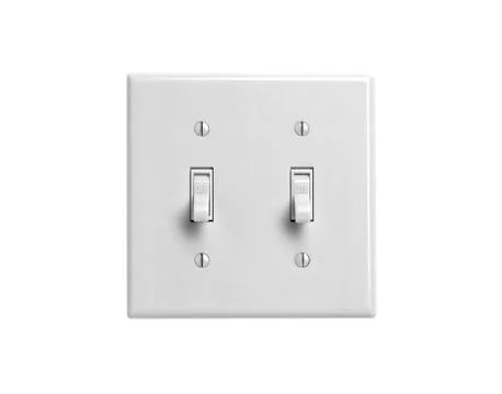 Cllipping path with a common household light Stock Photos